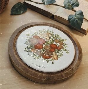 70s Vintage Trivet Hot Plate